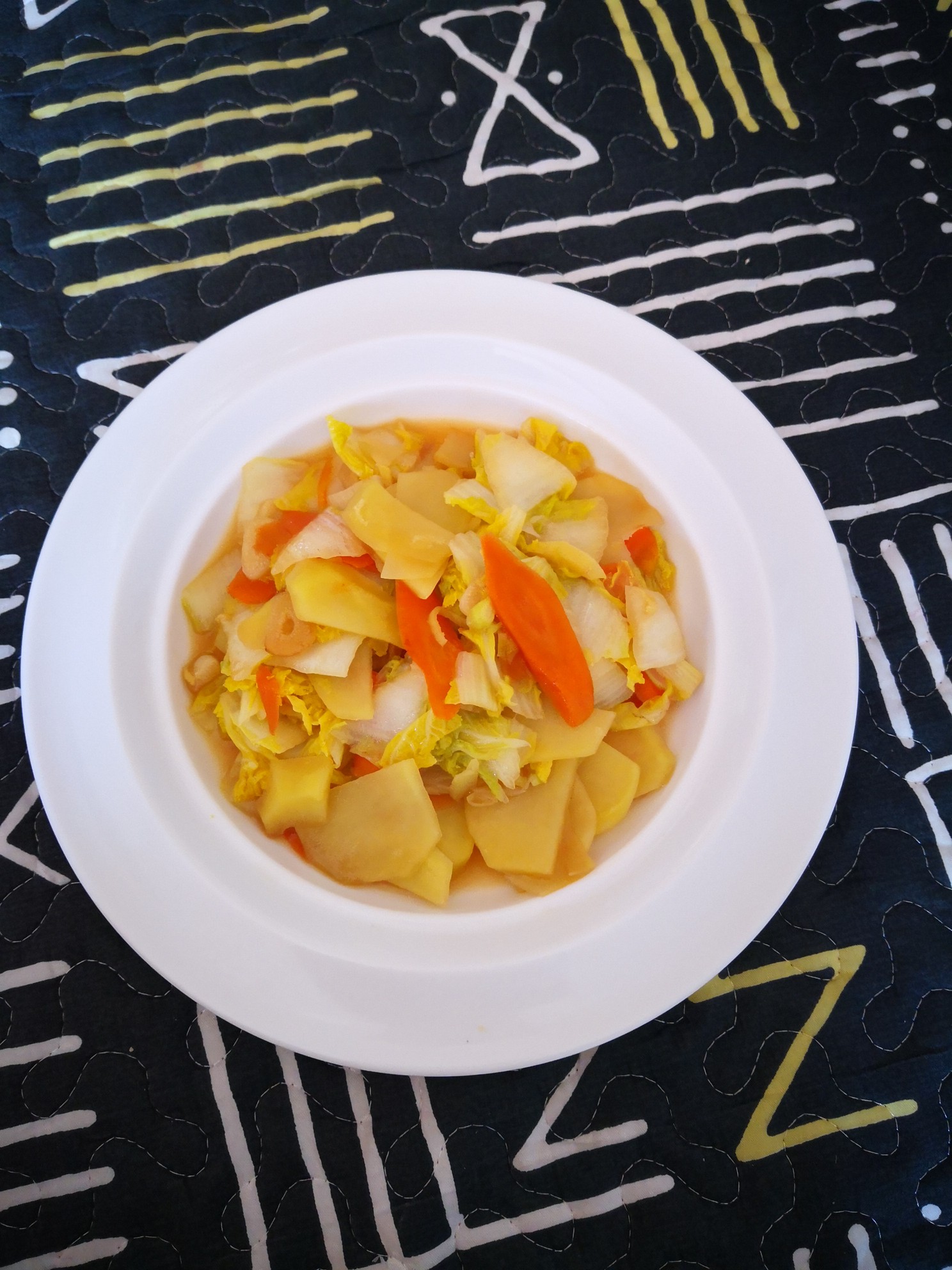 娃娃菜炒土豆片的做法-家常味炒菜譜-易網健康養生網 娃娃菜炒土豆片的做法-家常味炒菜譜