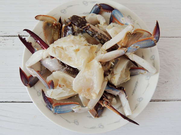 梭子蟹炒年糕的做法-家常味炒菜譜