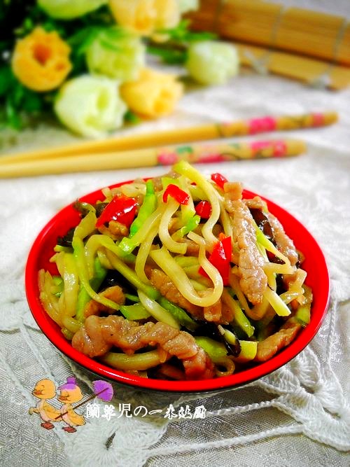 鮮榨菜木耳肉絲的做法-咸鮮味炒菜譜-易網健康養生網 鮮榨菜木耳肉絲的做法-咸鮮味炒菜譜