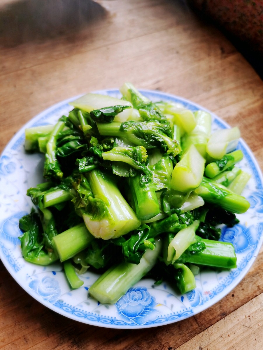 素炒菜苔的做法-家常味炒菜譜