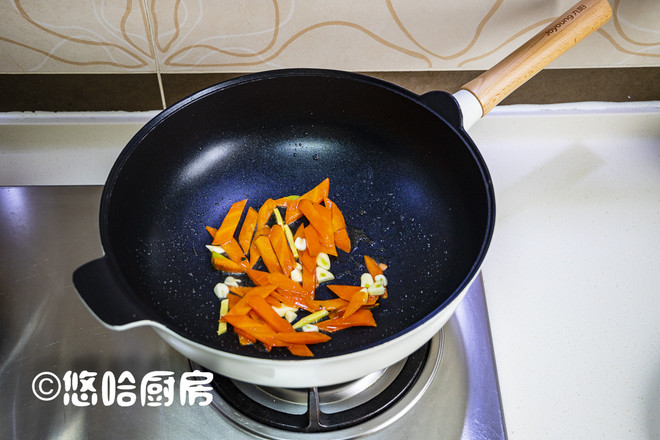 干貝炒西藍(lán)花的做法-家常味炒菜譜