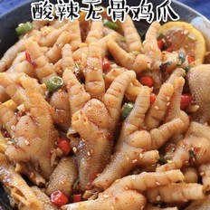 自制酸辣無(wú)骨雞爪的做法-酸辣味拌菜譜