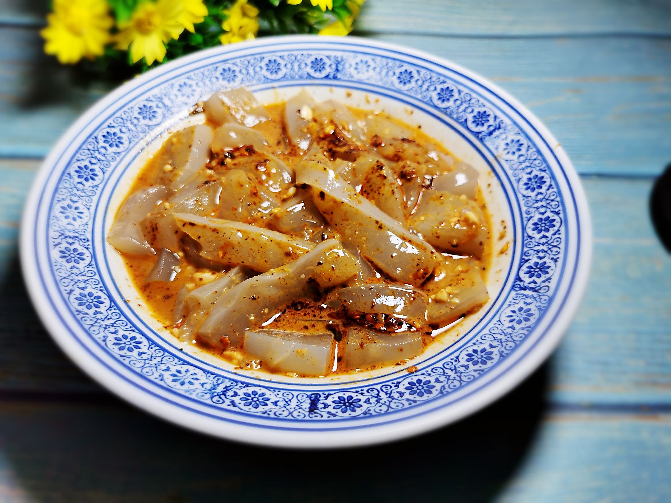 紅薯涼粉的做法-酸辣味煮菜譜-易網健康養生網 紅薯涼粉的做法-酸辣味煮菜譜