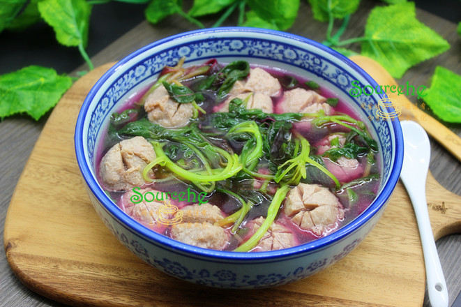 莧菜牛肉丸湯的做法-家常味煮菜譜-易網健康養生網 莧菜牛肉丸湯的做法-家常味煮菜譜