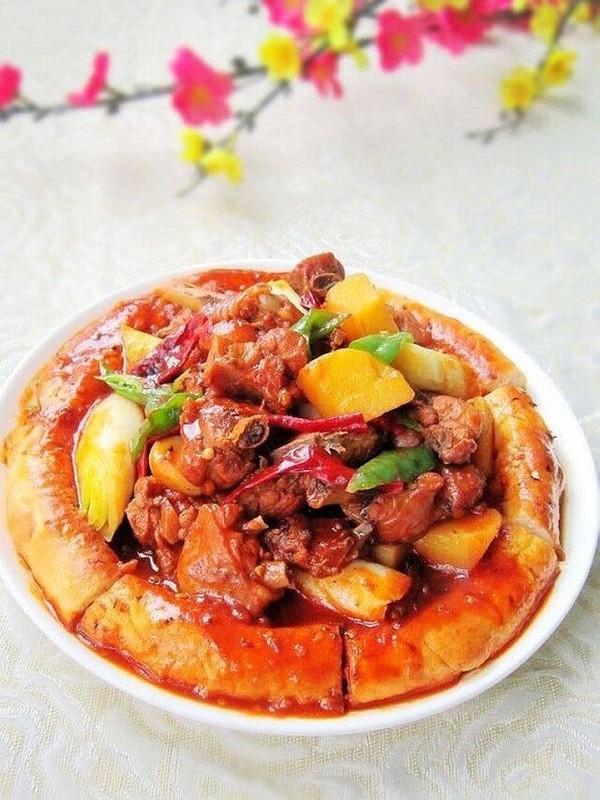 馕包大盤雞的做法-家常味燒菜譜-易網健康養生網 馕包大盤雞的做法-家常味燒菜譜