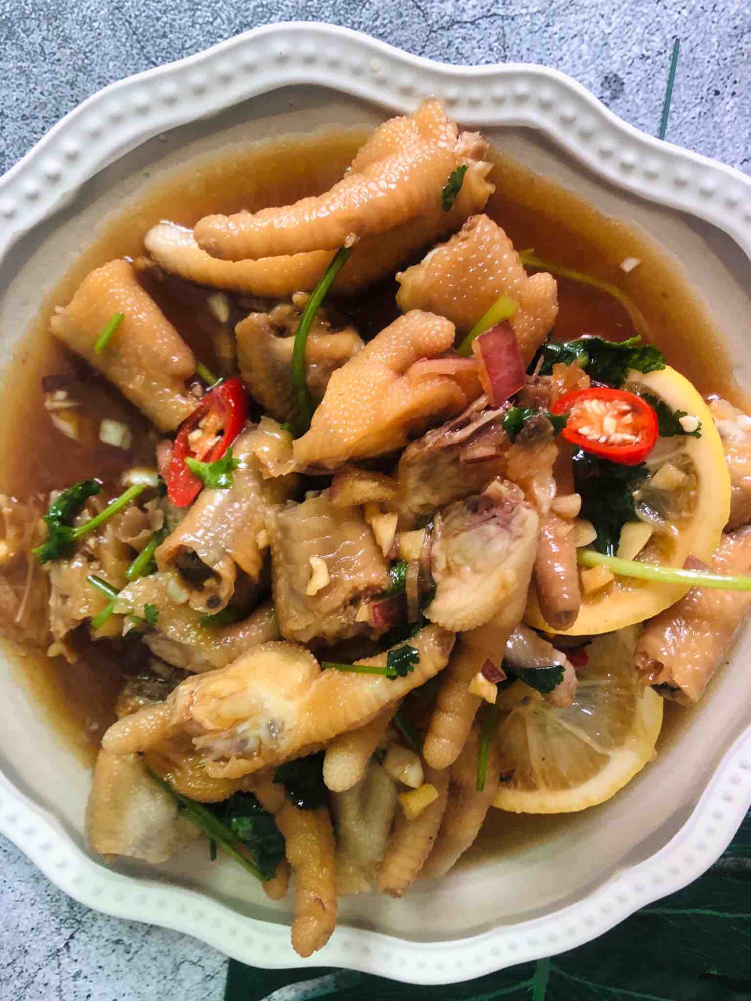 泰式檸檬鳳爪的做法-酸辣味泡菜譜
