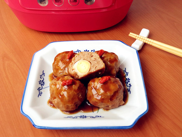 本色蒸獅子頭的做法-咸鮮味蒸菜譜