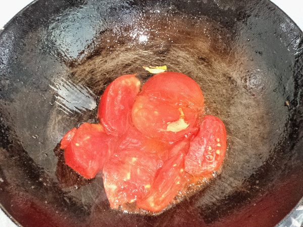 番茄炒雙豆的做法-家常味炒菜譜