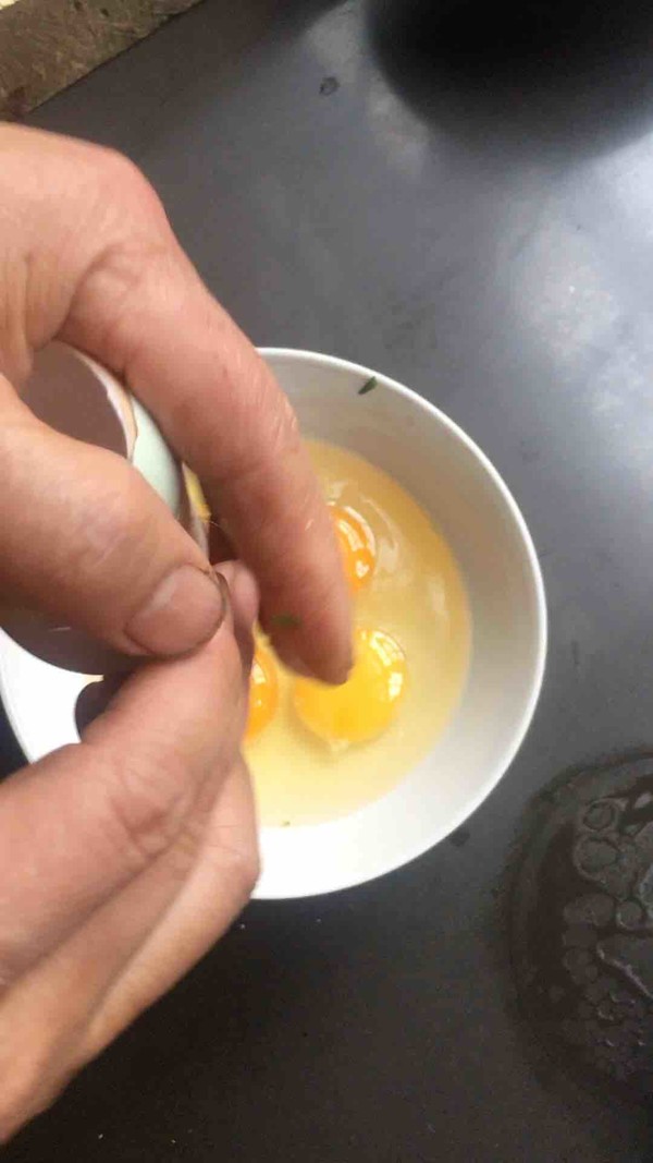 蔥花蛋的做法-家常味煎菜譜