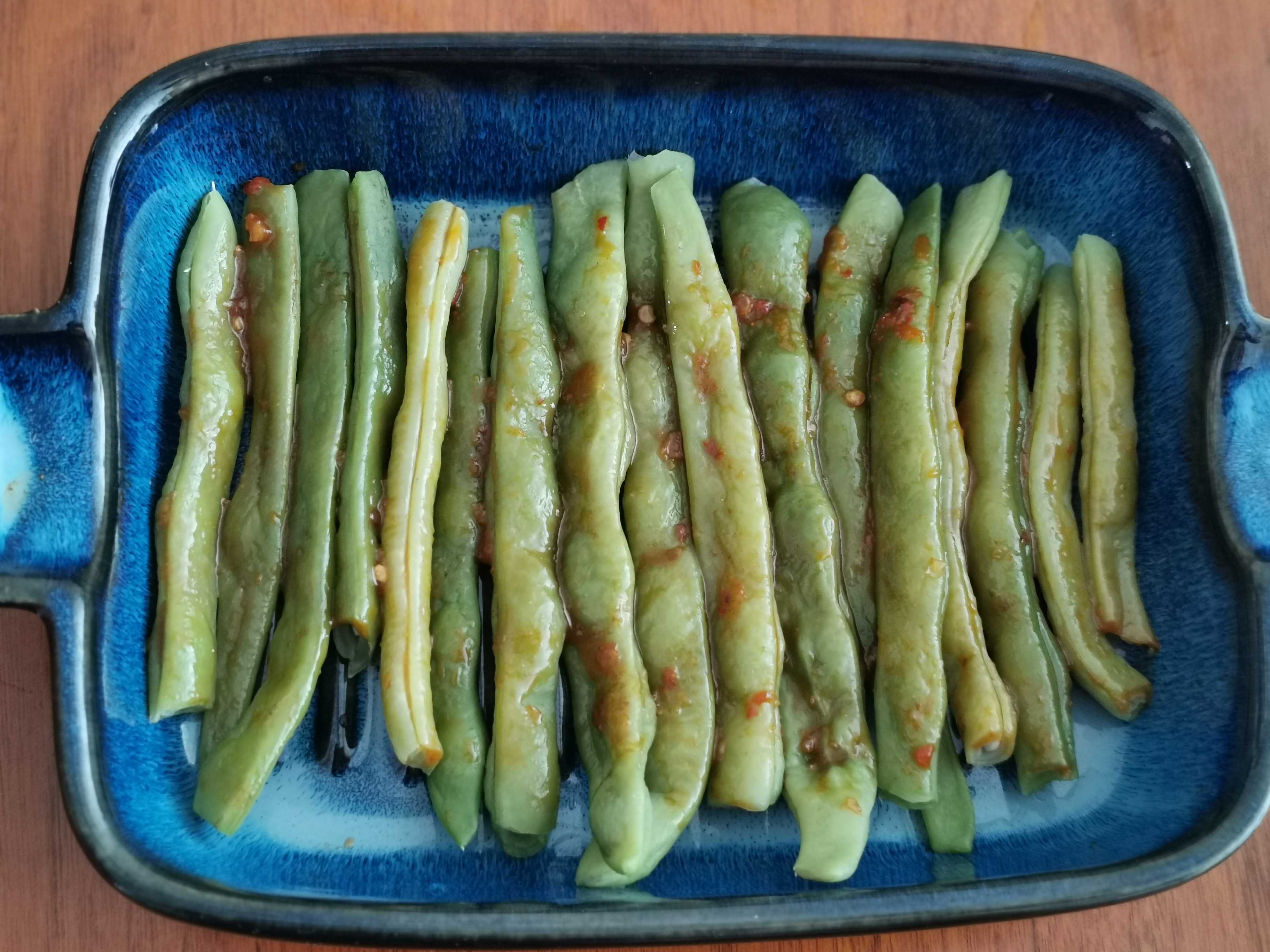 家常烤豆角的做法-家常味烤菜譜