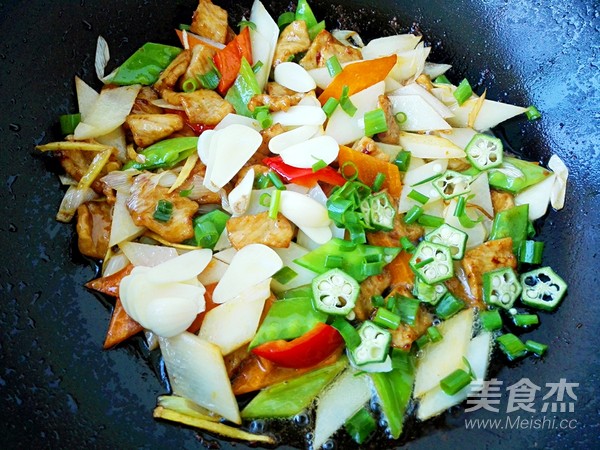 霸王超市丨山藥炒肉片的做法-咸鮮味炒菜譜