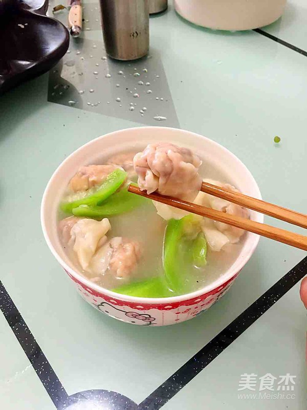 絲瓜湯煮云吞的做法-家常味煮菜譜
