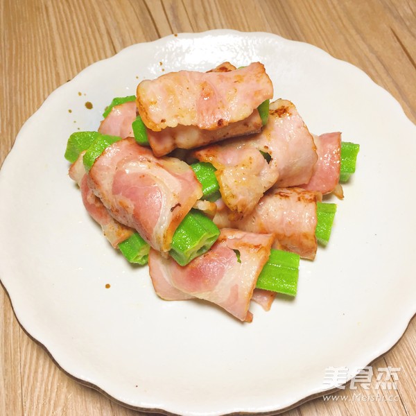 秋葵培根卷的做法-家常味煎菜譜-易網健康養生網 秋葵培根卷的做法-家常味煎菜譜