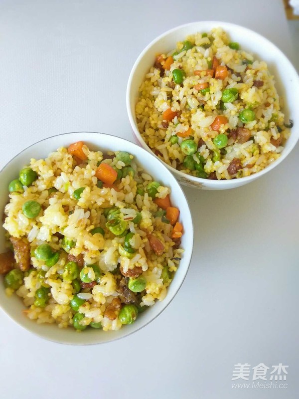 豌豆炒飯的做法-家常味炒菜譜