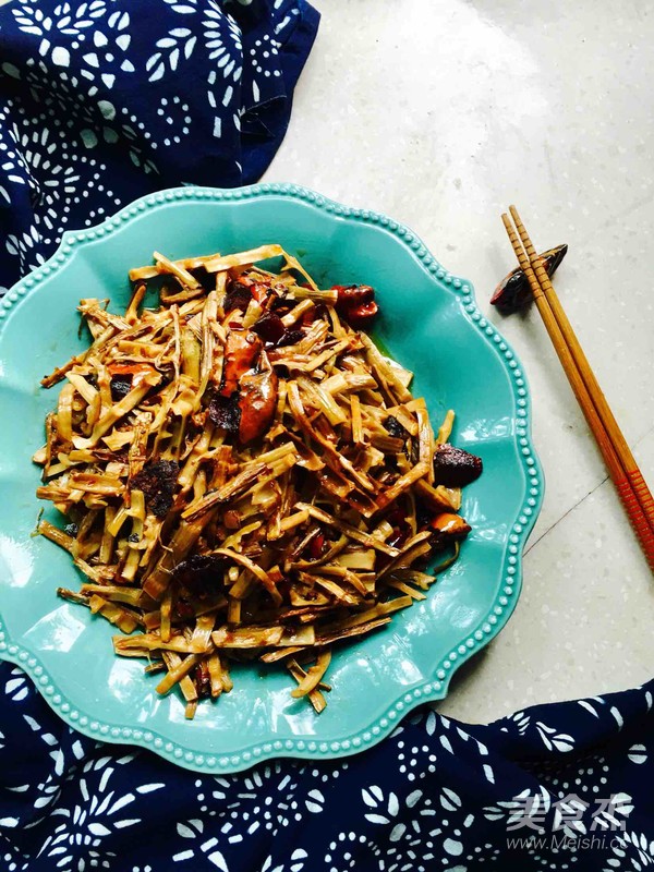 爆炒干竹筍的做法-麻辣味炒菜譜