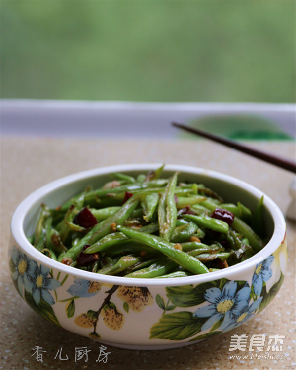 干煸扁豆絲的做法-香辣味炒菜譜
