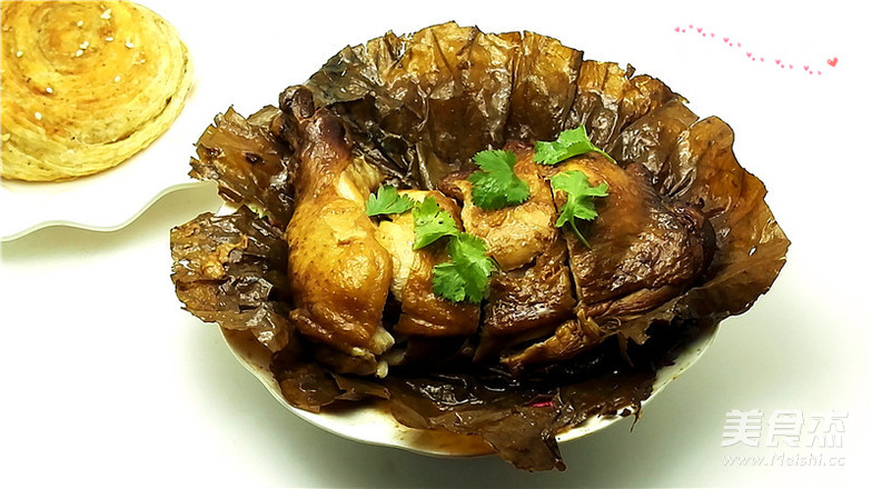 荷葉香酥雞腿的做法-其它口味燉菜譜-易網健康養生網 荷葉香酥雞腿的做法-其它口味燉菜譜