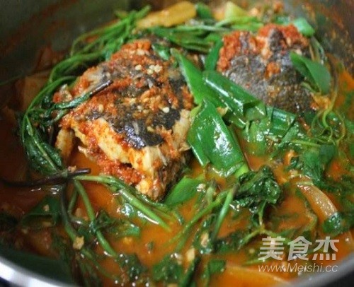 用潮白黑魚做韓國辣魚湯的做法-香辣味煮菜譜-易網健康養生網 用潮白黑魚做韓國辣魚湯的做法-香辣味煮菜譜