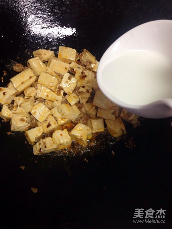 肉末老干媽豆腐的做法-家常味燒菜譜