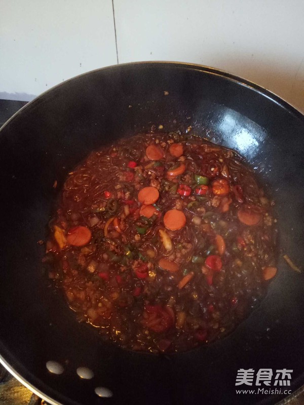 肉沫粉絲的做法-家常味燒菜譜-易網健康養生網 肉沫粉絲的做法-家常味燒菜譜