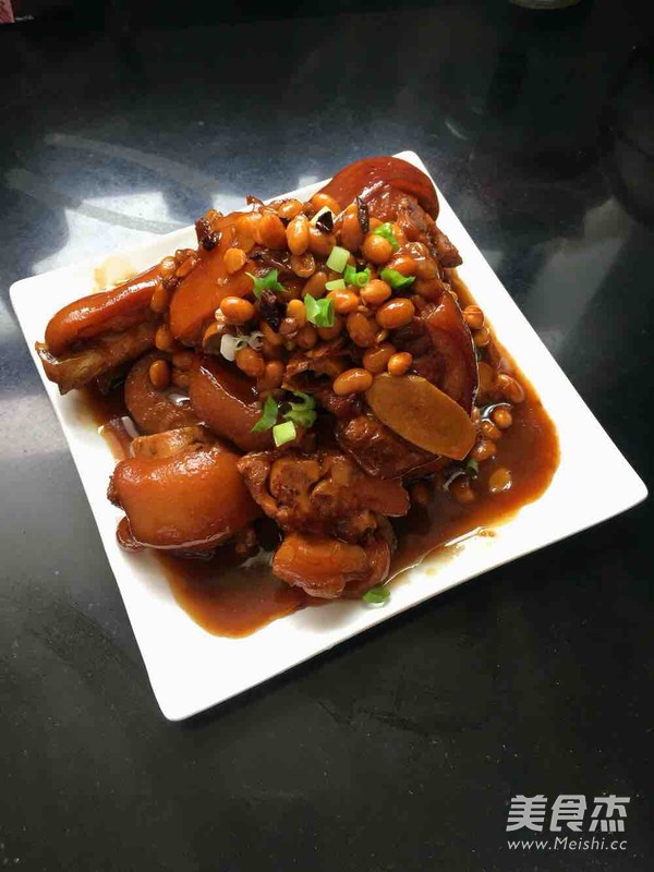 黃豆燉豬蹄/高壓鍋版的做法-五香味燉菜譜-易網健康養生網 黃豆燉豬蹄/高壓鍋版的做法-五香味燉菜譜