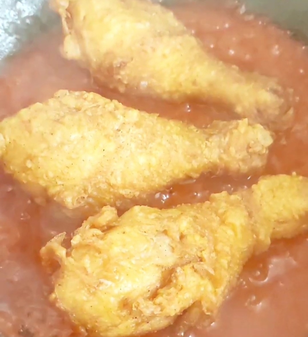 韓式炸雞的做法-酸辣味炸菜譜