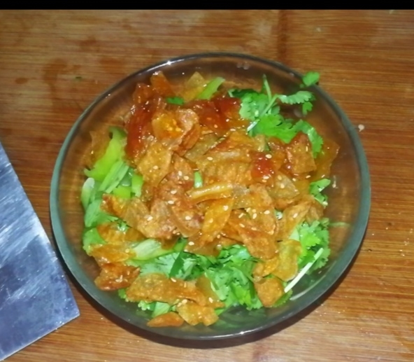 麻辣豆皮拌黃瓜的做法-酸辣味拌菜譜