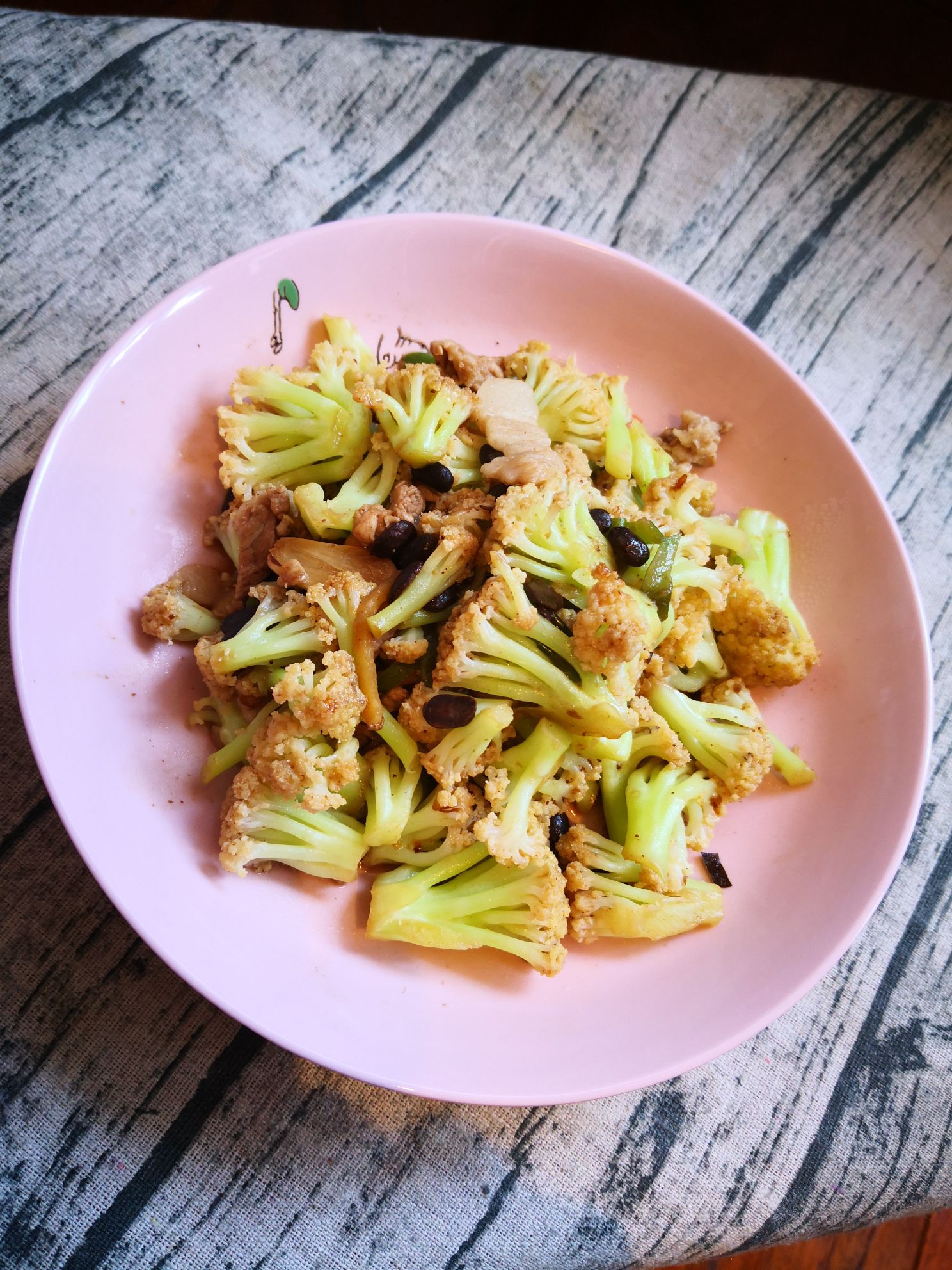 豆豉菜花的做法-家常味炒菜譜
