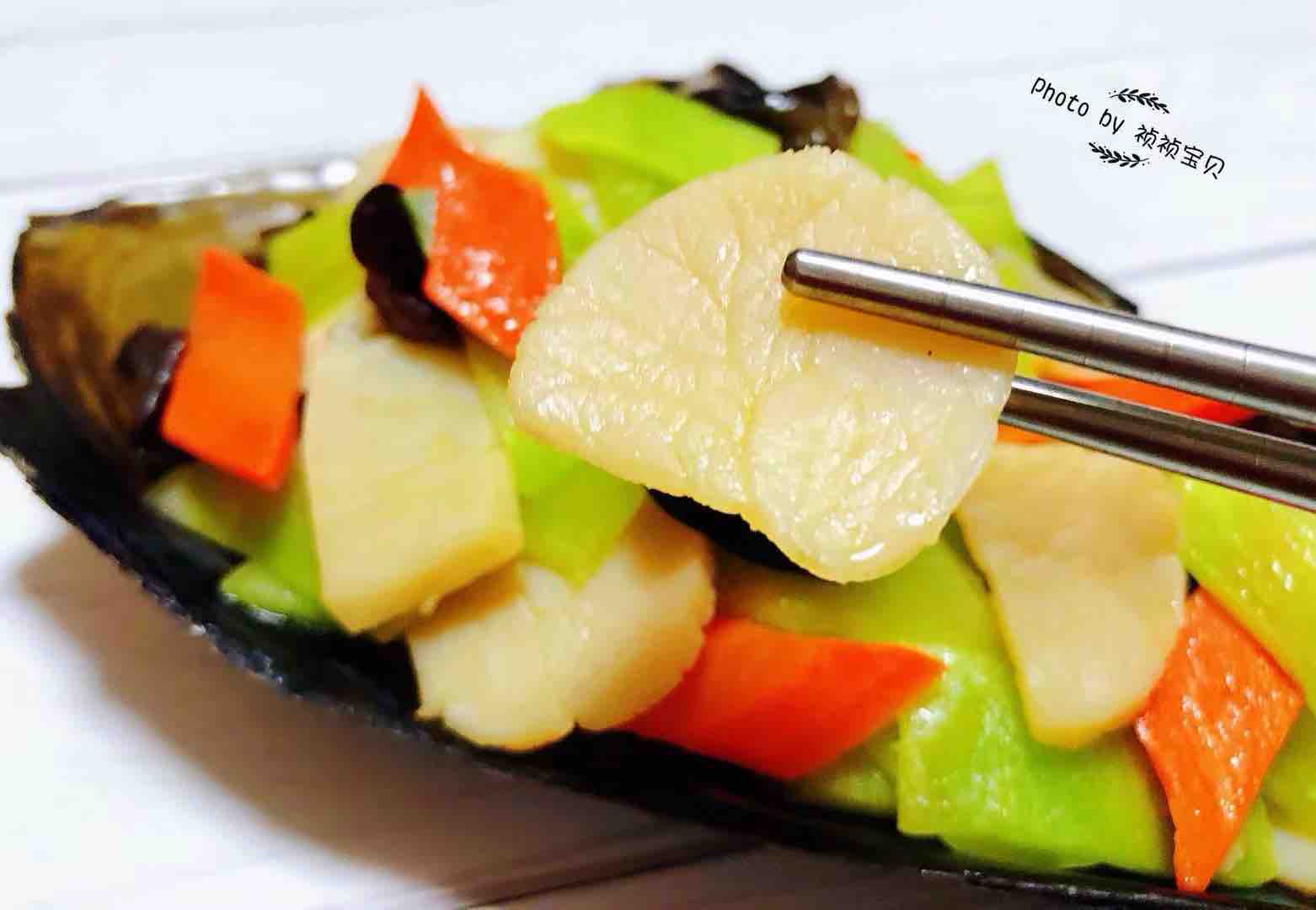 帶子炒萵筍胡蘿卜木耳的做法-咸鮮味炒菜譜-易網健康養(yǎng)生網 帶子炒萵筍胡蘿卜木耳的做法-咸鮮味炒菜譜
