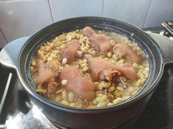 豬腳燉黃豆芽的做法-家常味燉菜譜