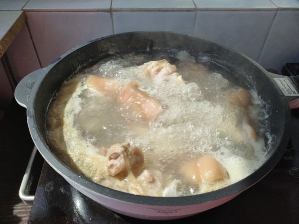 豬腳燉黃豆芽的做法-家常味燉菜譜