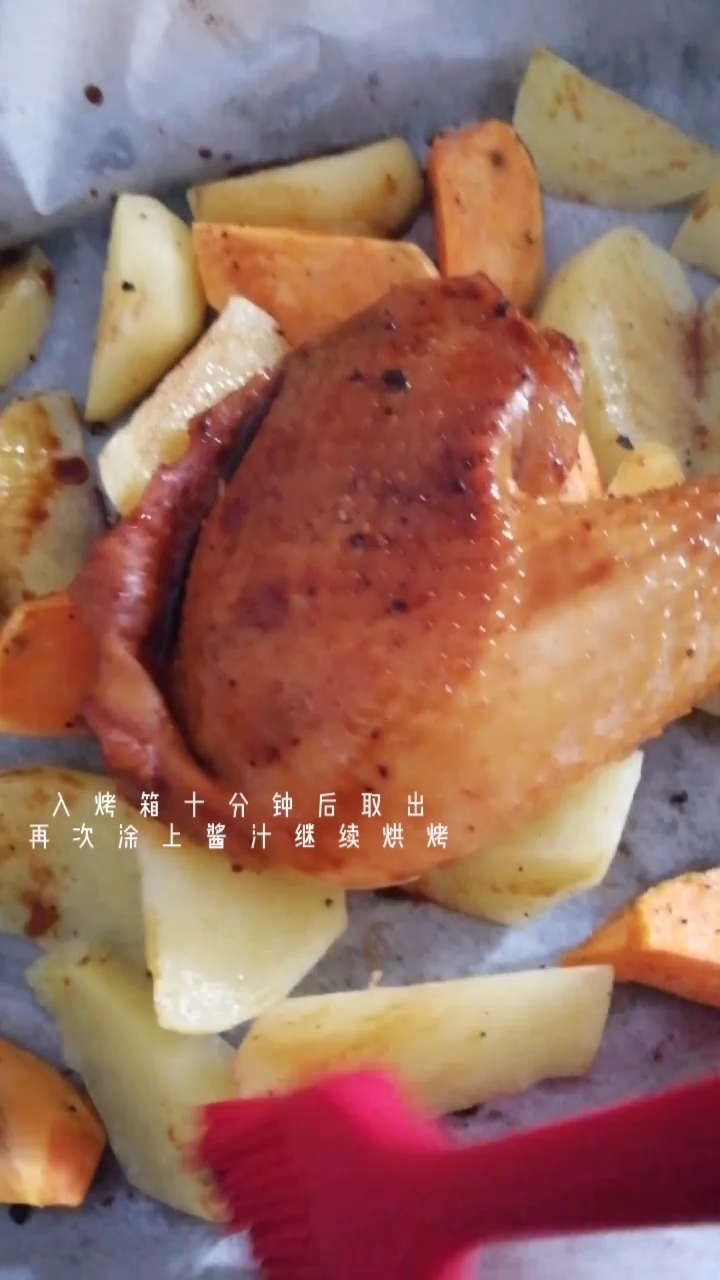 快手烤箱菜集合之烤脆皮雞腿(含薯塊)的做法-家常味烤菜譜-易網(wǎng)健康養(yǎng)生網(wǎng) 快手烤箱菜集合之烤脆皮雞腿(含薯塊)的做法-家常味烤菜譜