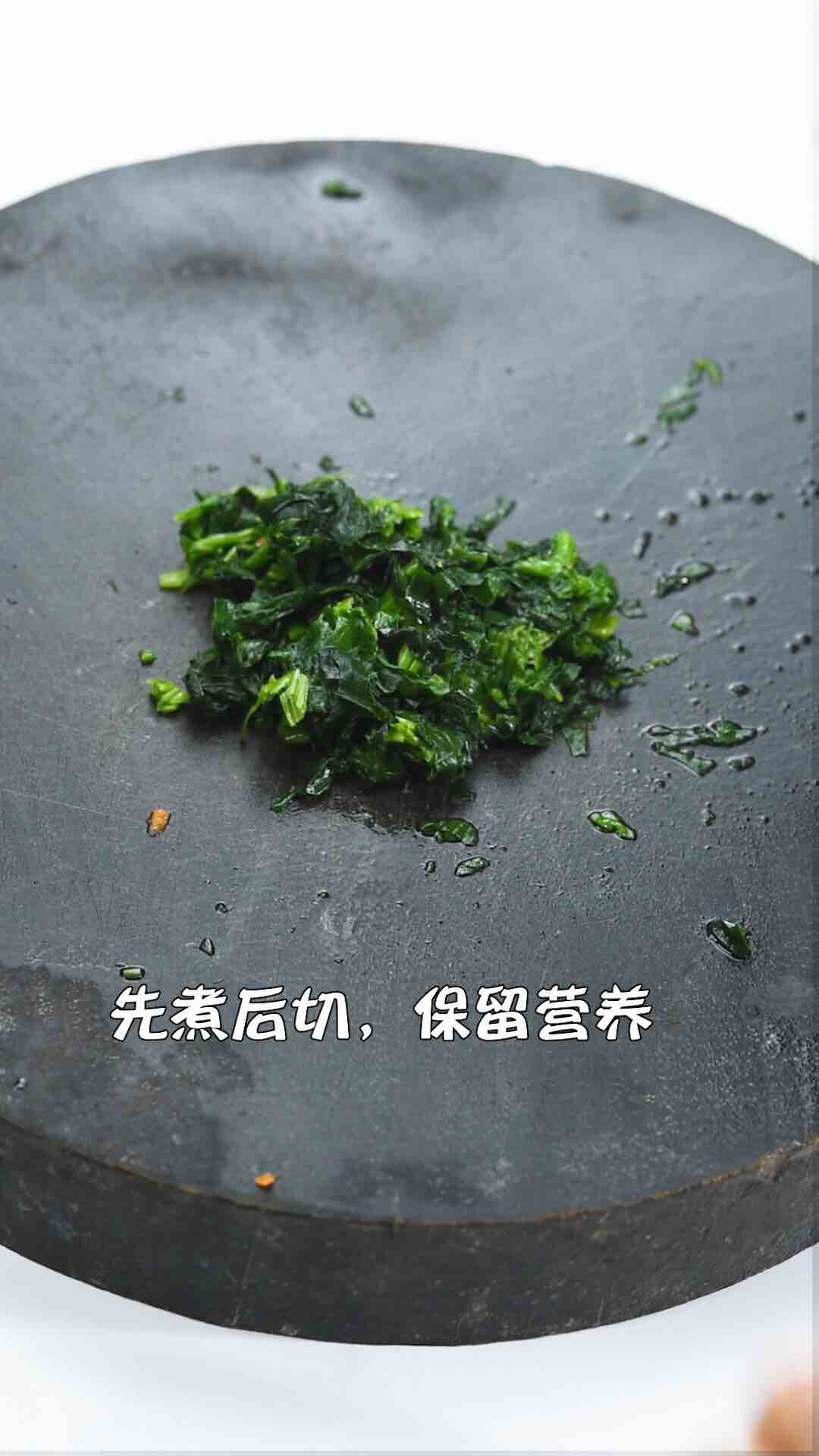 胡蘿卜菠菜蛋餅的做法-咸鮮味煎菜譜