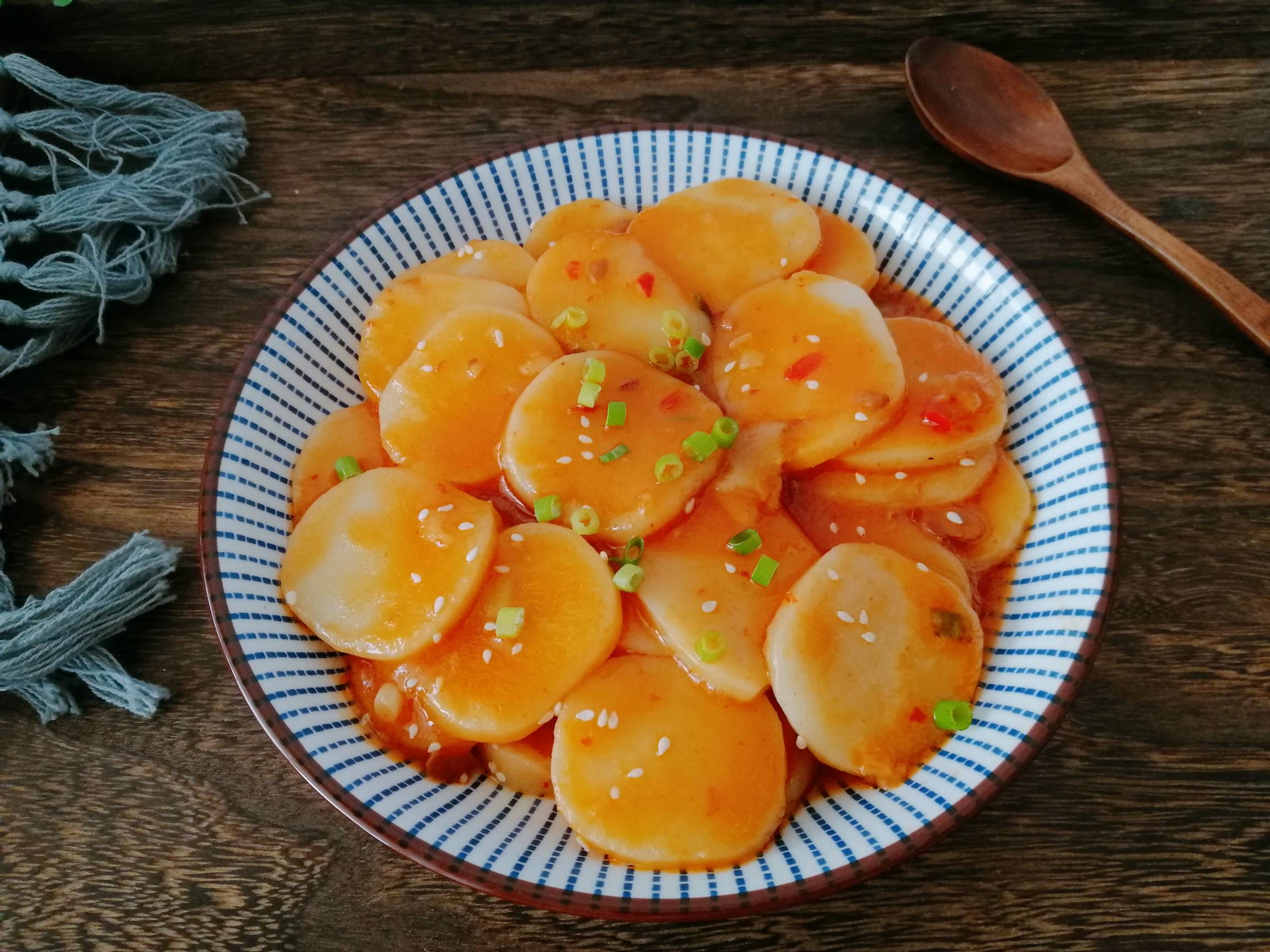 辣醬炒年糕的做法-香辣味炒菜譜