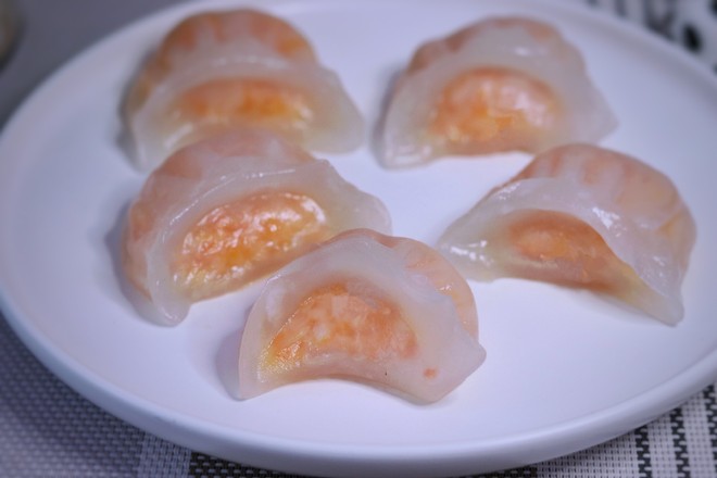 水晶蝦餃的做法-咸鮮味蒸菜譜