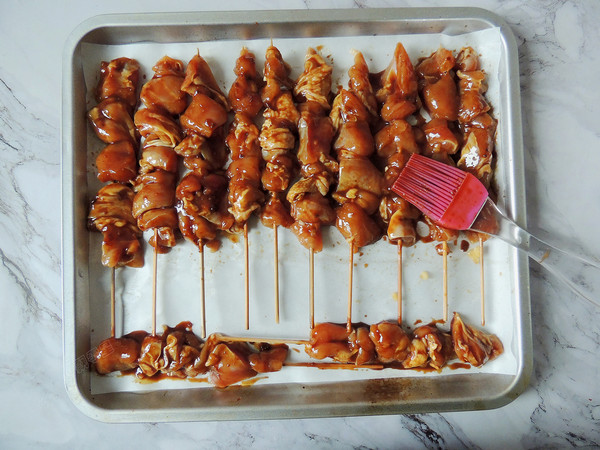 蜜汁雞肉串的做法-家常味烤菜譜-易網健康養生網 蜜汁雞肉串的做法-家常味烤菜譜