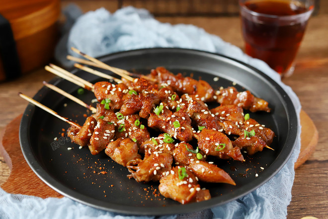 蜜汁雞肉串的做法-家常味烤菜譜-易網健康養生網 蜜汁雞肉串的做法-家常味烤菜譜