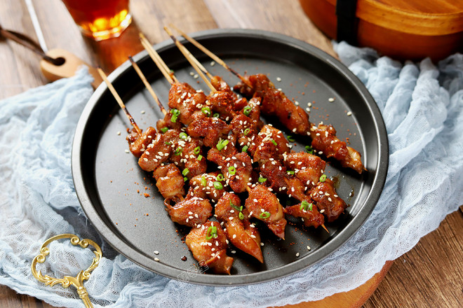 蜜汁雞肉串的做法-家常味烤菜譜-易網健康養生網 蜜汁雞肉串的做法-家常味烤菜譜