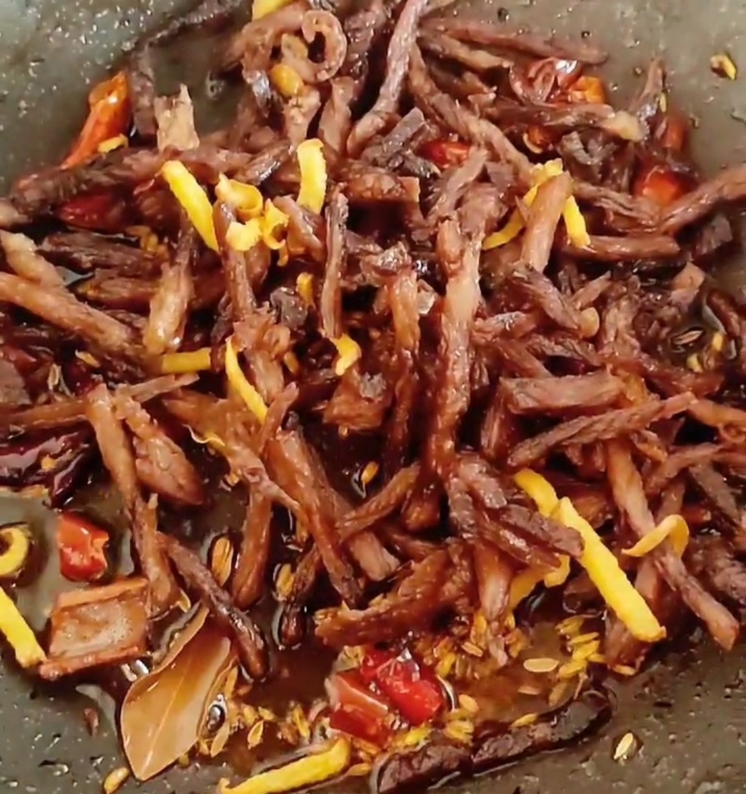 冷吃牛肉的做法-麻辣味其它工藝菜譜