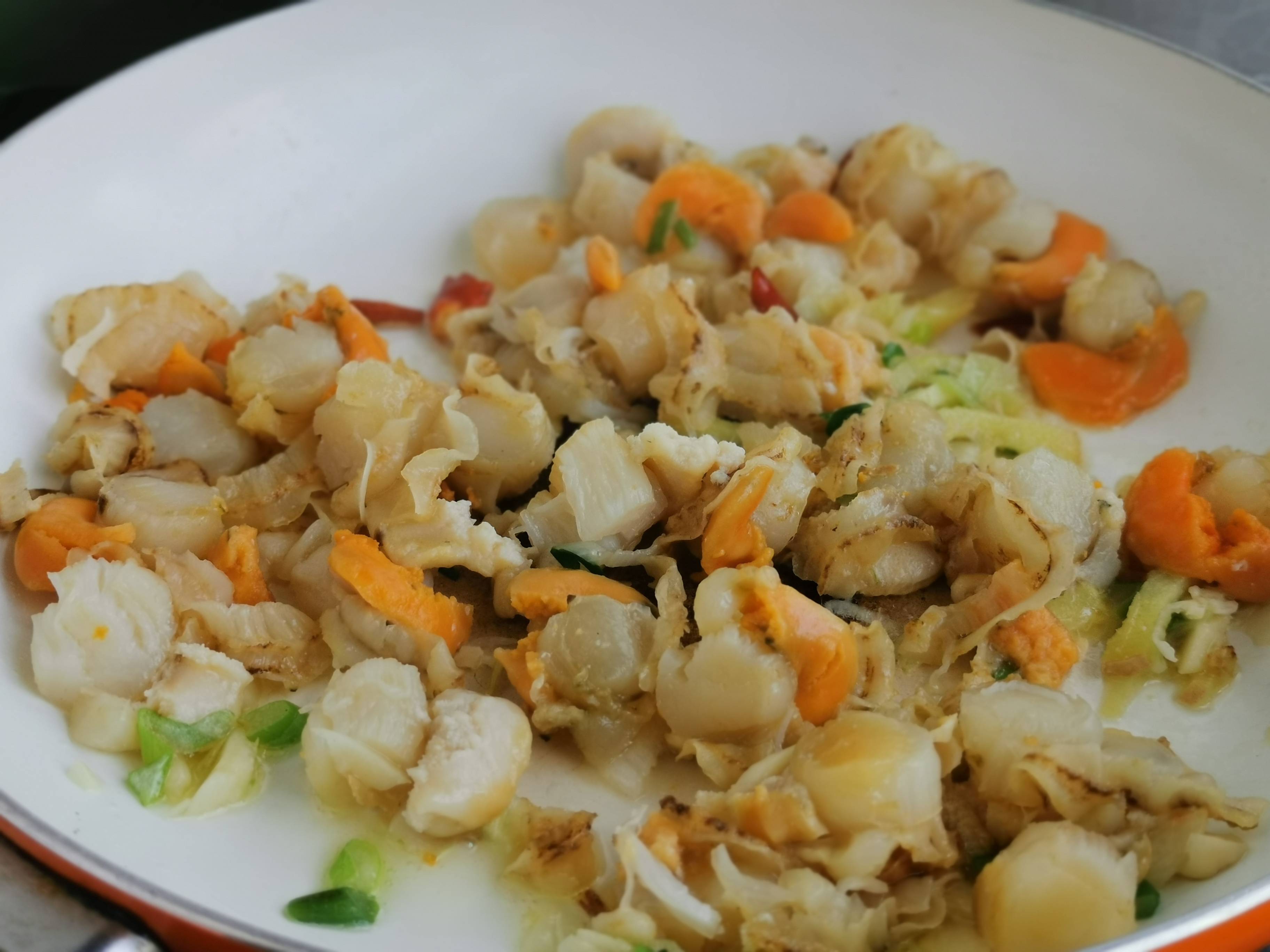 小炒扇貝肉的做法-咸鮮味炒菜譜