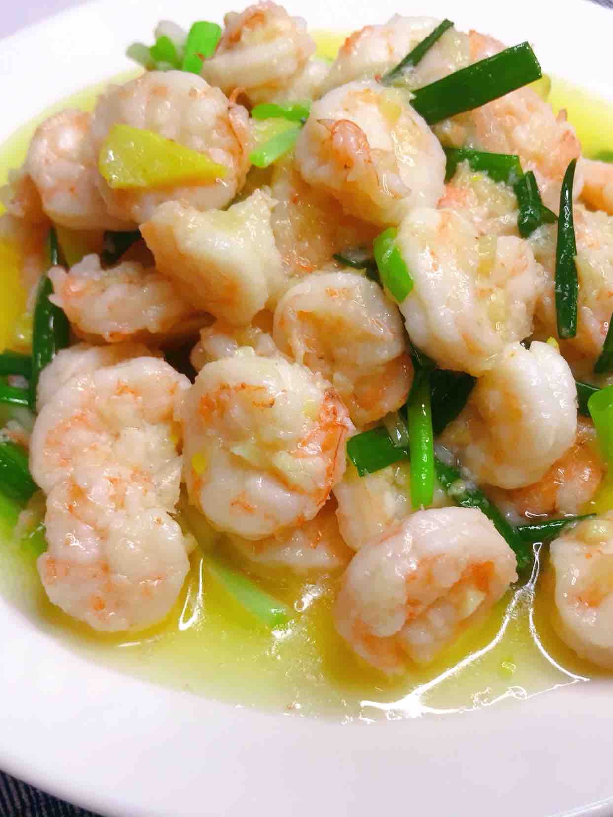 蔥爆蝦仁的做法-咸鮮味炒菜譜
