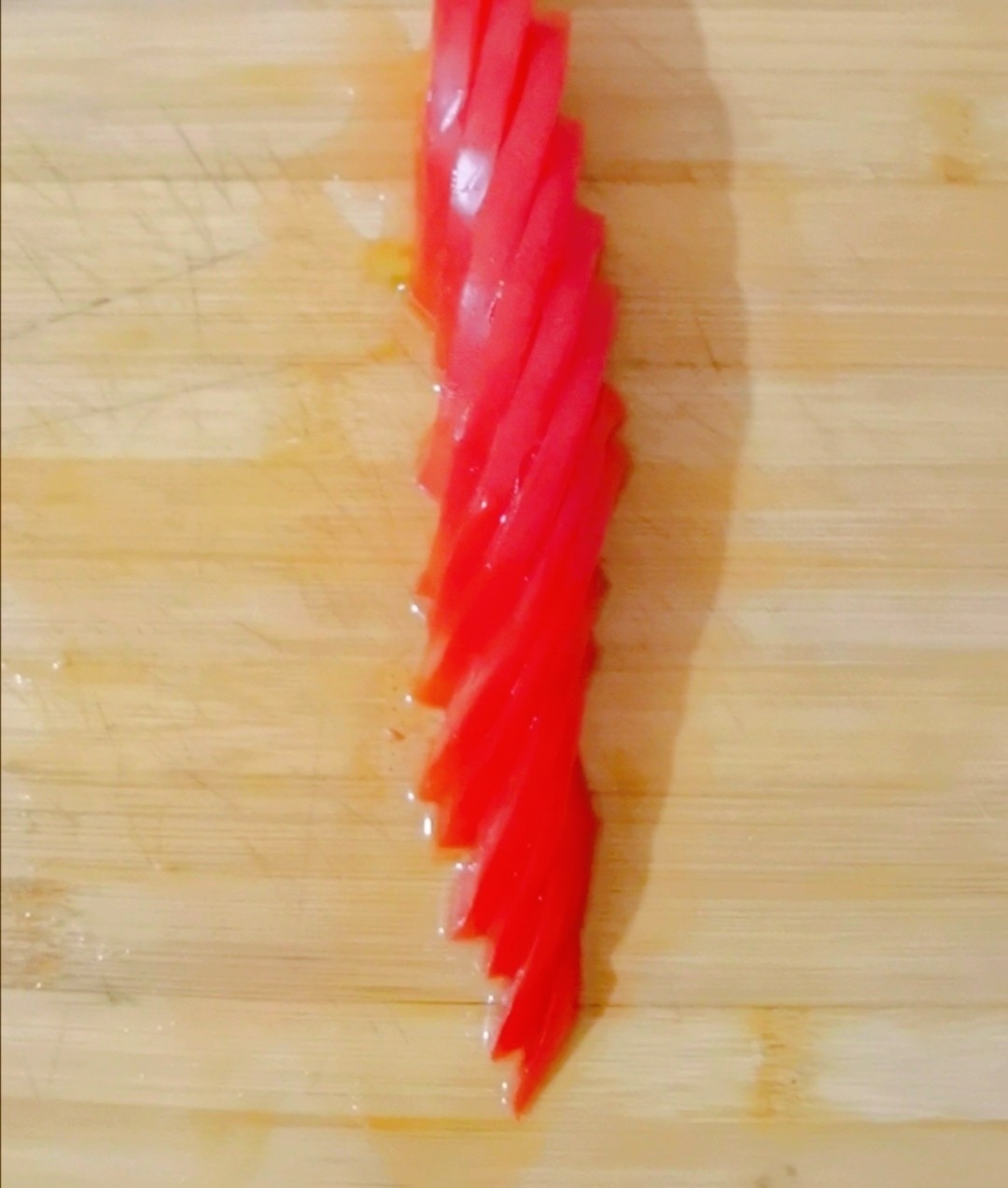 玫瑰花西紅柿的做法-甜味拌菜譜