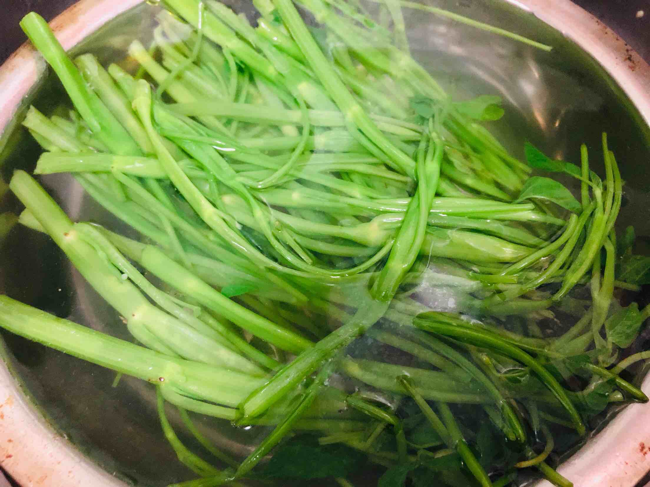 空心菜拌海帶的做法-家常味拌菜譜
