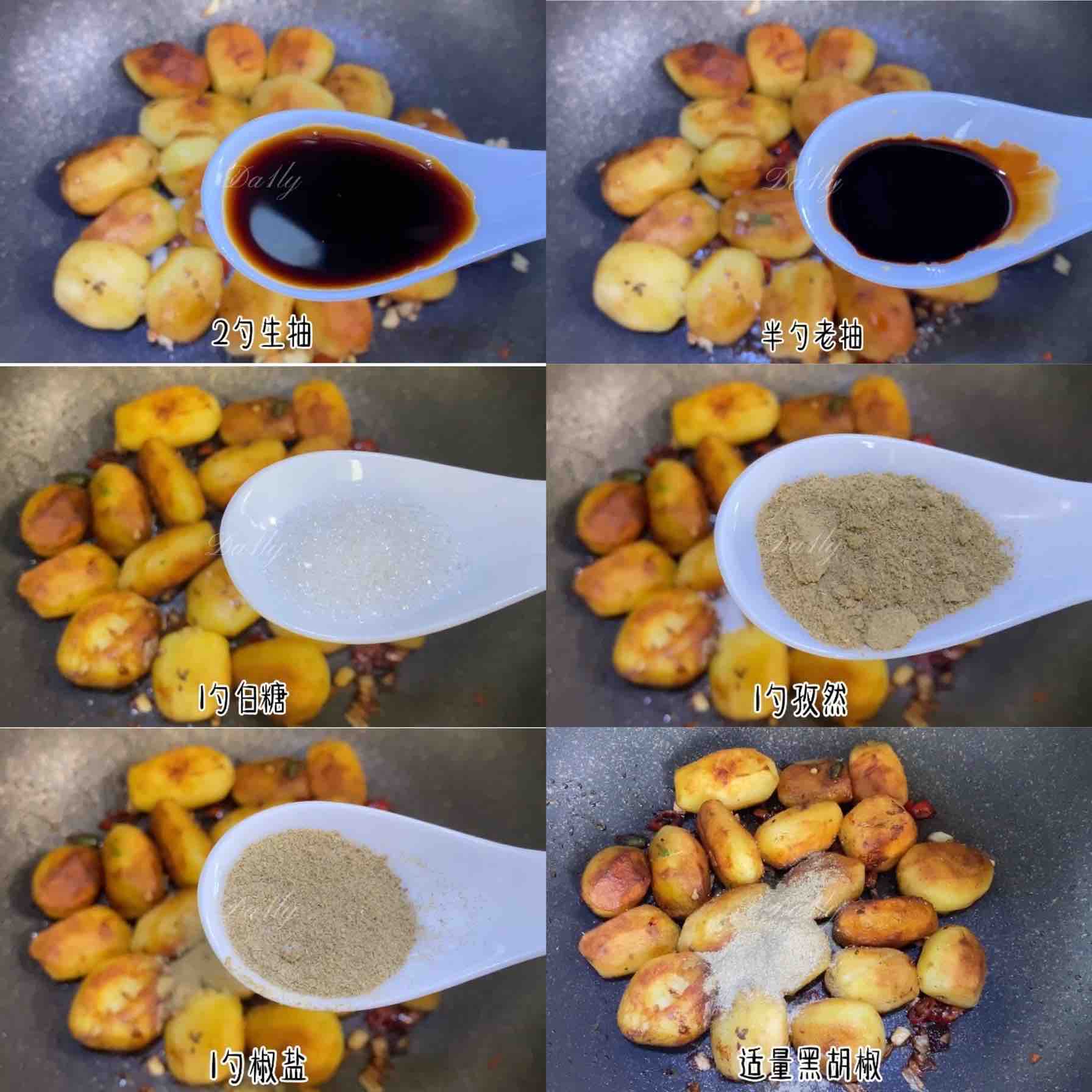 外脆里糯，秒殺路邊攤的香煎小土豆的做法-其它口味煎菜譜