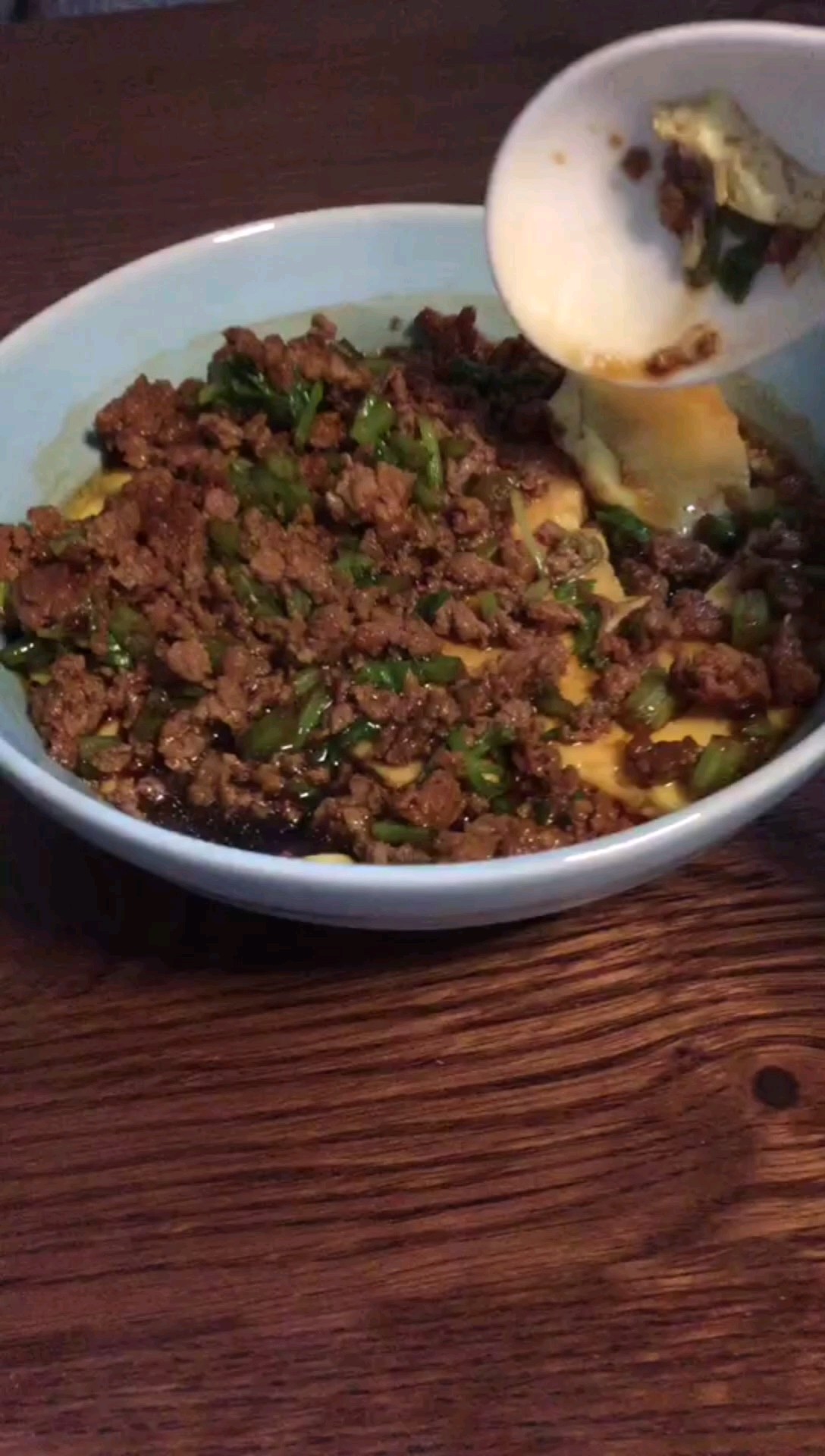 好吃味悠長(zhǎng)——肉末蒸蛋的做法-家常味蒸菜譜