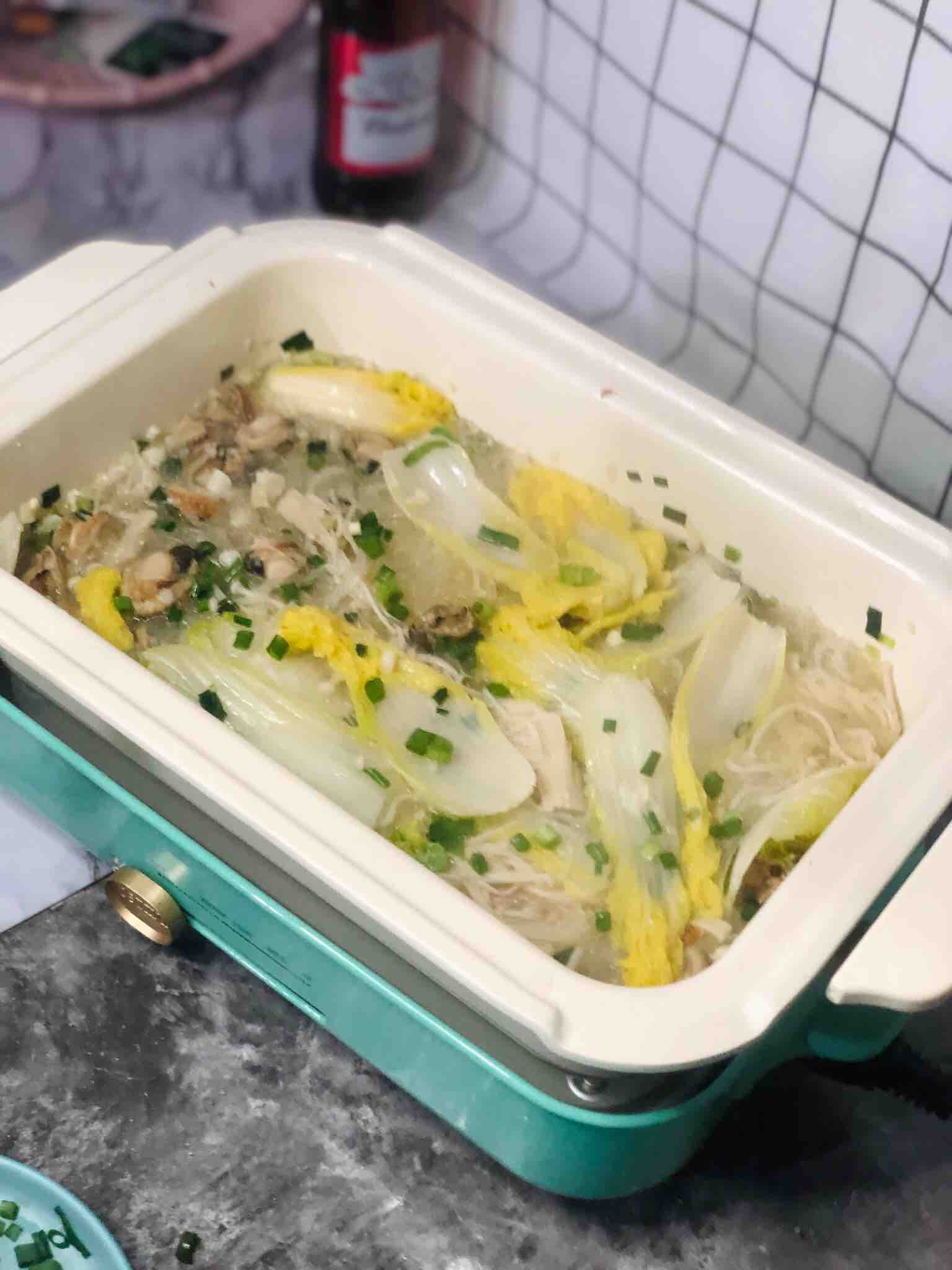 蒜蓉粉絲扇貝煲的做法-家常味燜菜譜