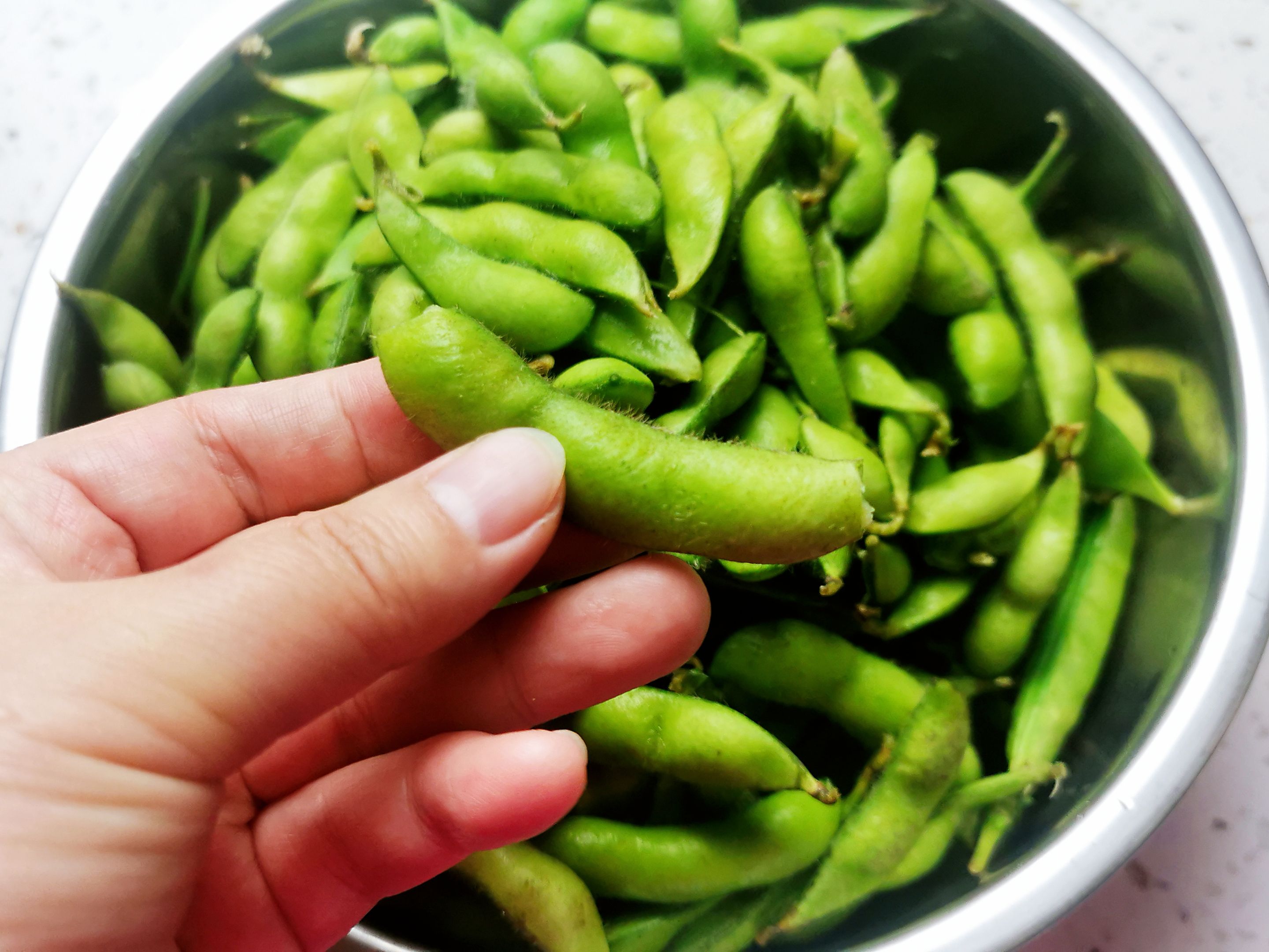 武漢毛豆的做法-咸鮮味拌菜譜