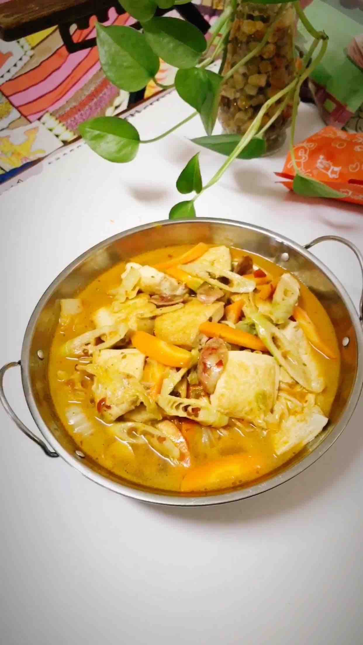 雜蔬小鍋仔的做法-麻辣味煮菜譜