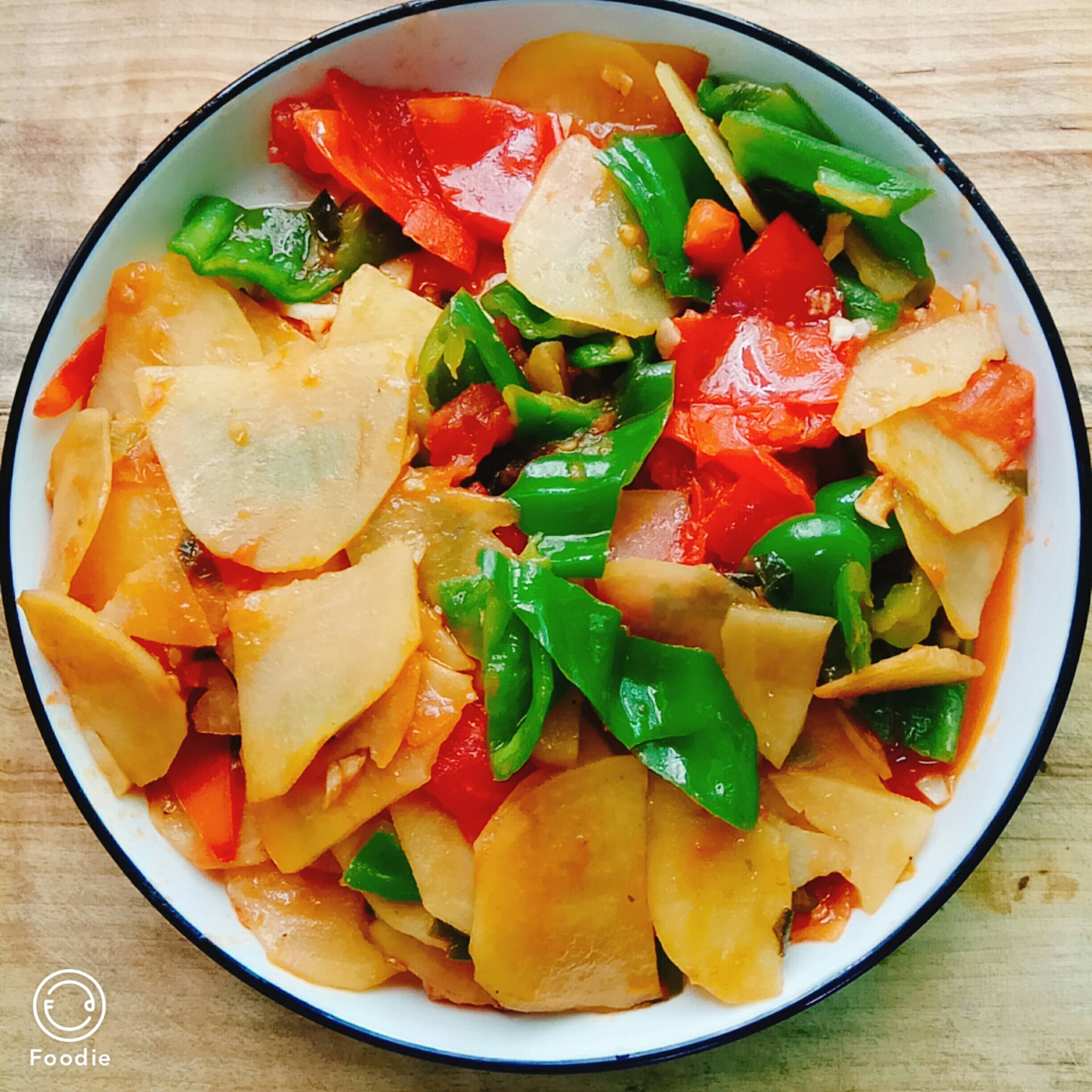 美味土豆片的做法-家常味炒菜譜