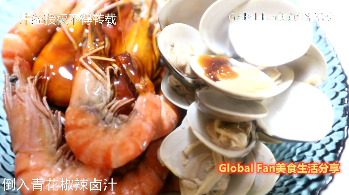 青花椒辣鹵拼盤的做法-咸鮮味鹵菜譜